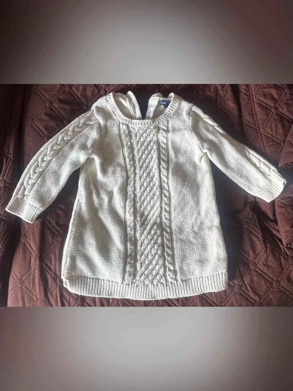 Cream Cable-Knit Baby Sweater - Gap Baby